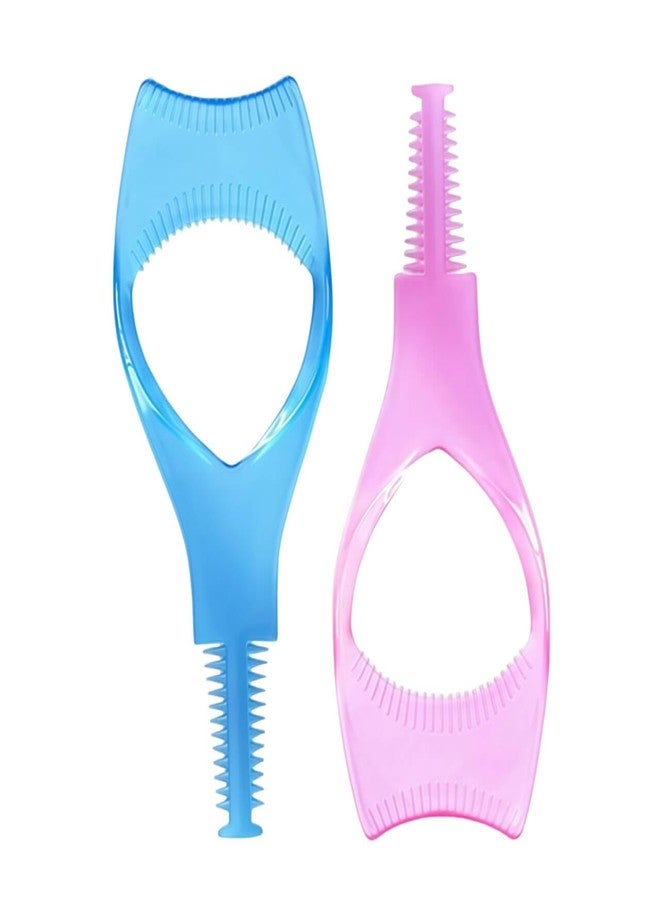 VASANA 2Pcs Mascara Shield Makeup Eyelash Tool Upper Lower Eye Lashes Protector Applicator Guide Helper With Eyelash Comb - Image 3